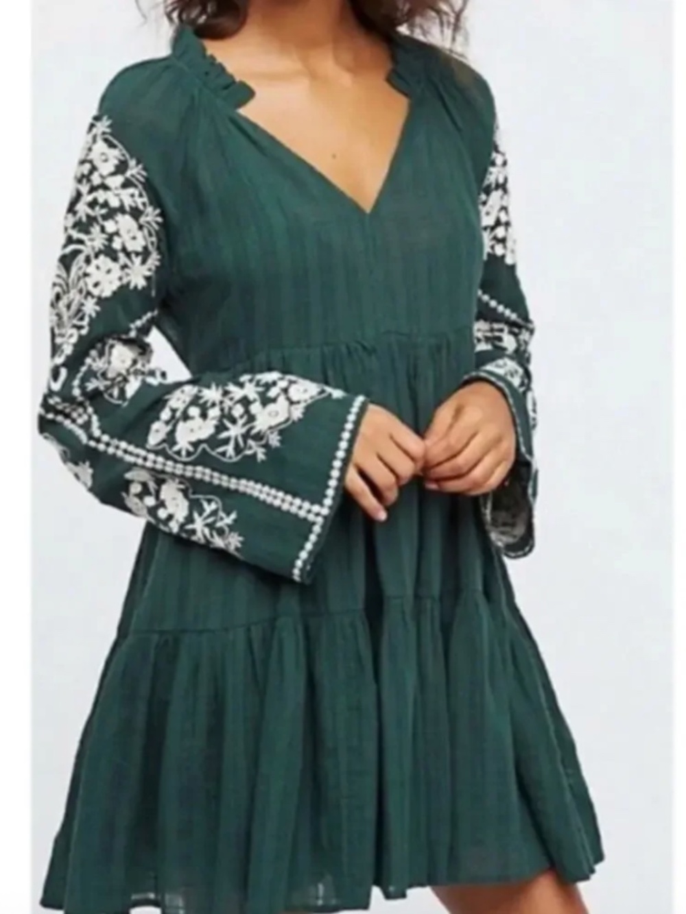 Free People Emerald City Mini Dress - XS